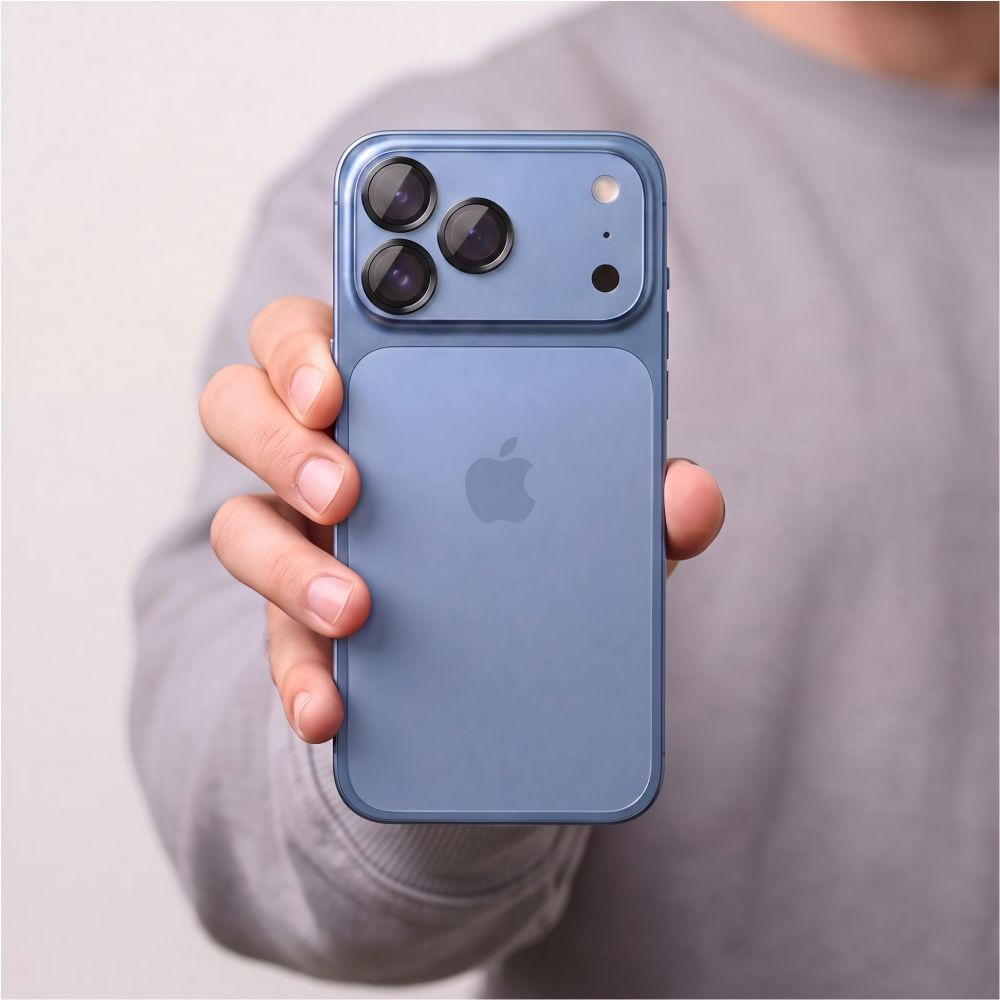 Folia ochronna na tylną kamerę Tech-Protect CamRing Fit+ do Apple iPhone 18 Pro / 18 Pro Max, szkło hartowane, czarna