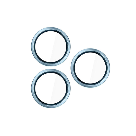 3MK Hardy Protection Pro Rear Camera Protector for Apple iPhone 17 Pro Max / 17 Pro, Tempered Glass, Blue