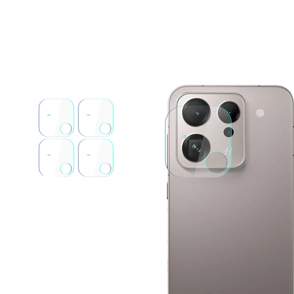 Folia ochronna do tylnego aparatu 3MK Protection dla Oppo Find X9, Hartowane szkło, Zestaw 4 sztuki, Przezroczysta