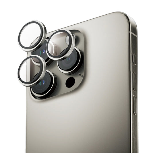 Folia ochronna na tylną kamerę Anank AR do Apple iPhone 16 Pro Max / 16 Pro, szkło hartowane, szary metaliczny