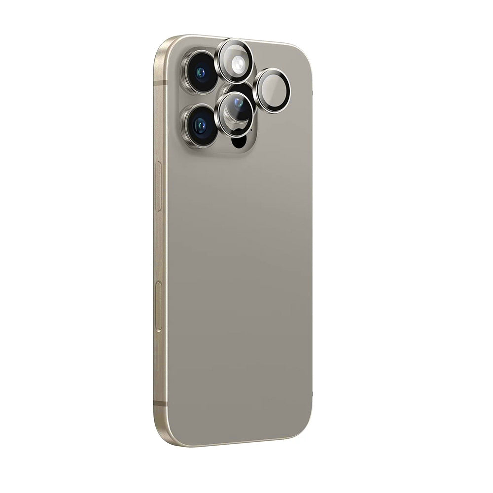 Folia ochronna na tylną kamerę Anank AR do Apple iPhone 16 Pro Max / 16 Pro, szkło hartowane, szary metaliczny