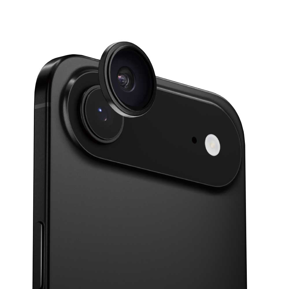 Folia ochronna na tylną kamerę Anank AR dla Apple iPhone 17 Air, Hartowane szkło, Czarne