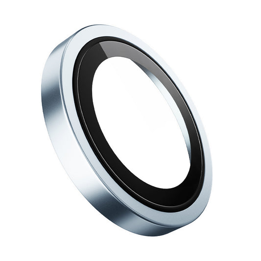 Folia ochronna Blueo Metal Frame na tylną kamerę do Apple iPhone 17, Hartowane szkło, Niebieska