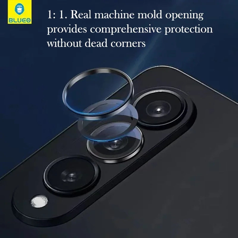 Blueo Rear Camera Protective Film for Samsung Galaxy Z Fold8 F971, Tempered Glass, Black