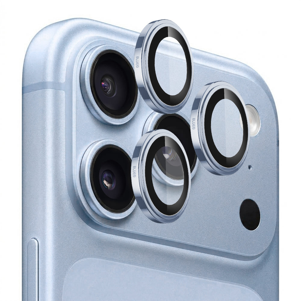 Szkło ochronne na aparat tylny Blueo Sapphire Crystal do Apple iPhone 18 Pro / 18 Pro Max, szkło hartowane, błękitne