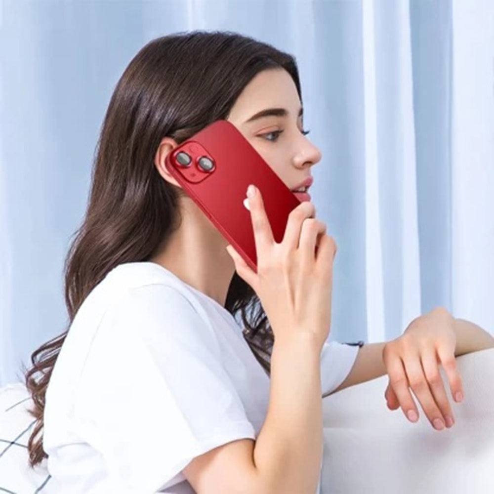 Folia ochronna na tylną kamerę Lito S+ do Apple iPhone 14, szkło hartowane, czerwone