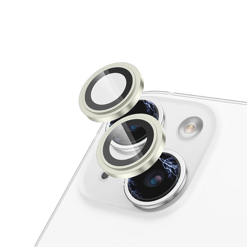 Folia ochronna na tylną kamerę Lito S+ do Apple iPhone 15 Plus / 15, szkło hartowane, żółte