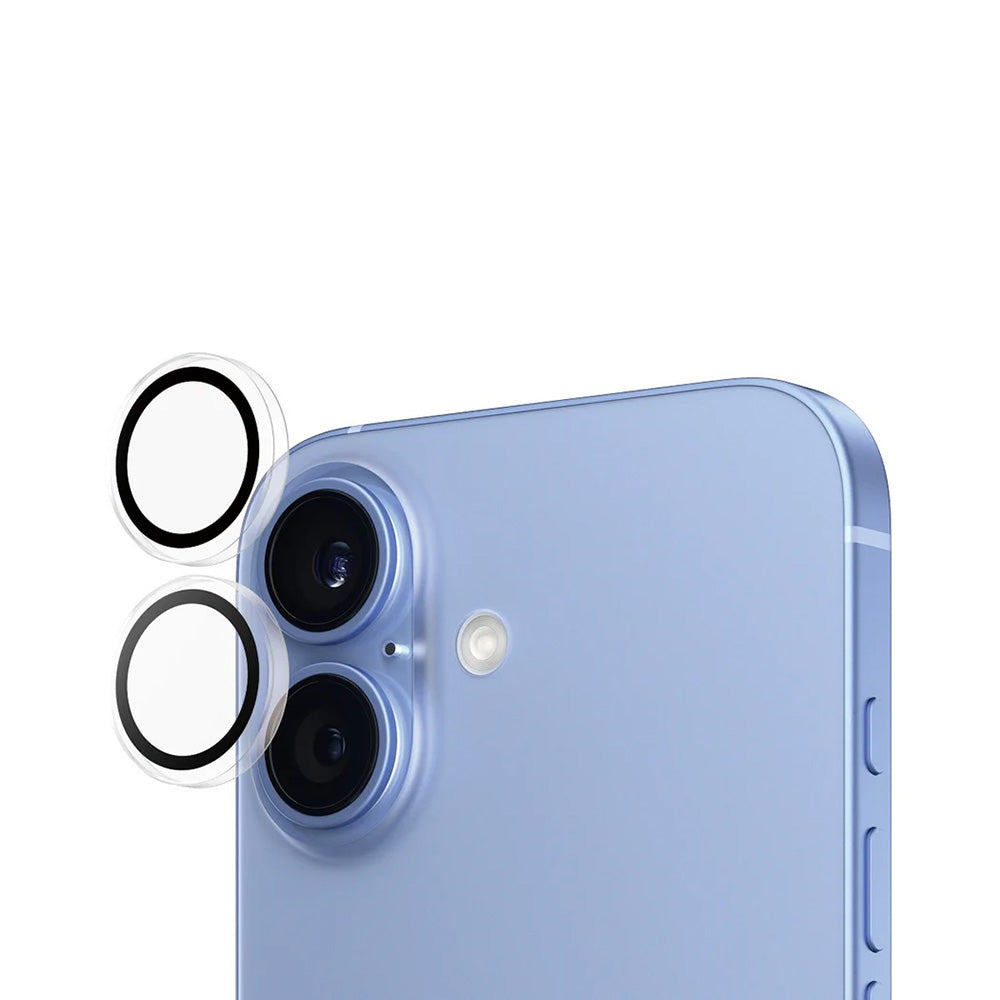 Folia ochronna na tylną kamerę PanzerGlass Hoops dla Apple iPhone 16 Plus / 16, Hartowane szkło, Przezroczysta