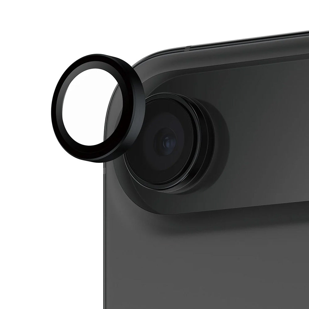 Folia ochronna na tylną kamerę PanzerGlass Hoops dla Apple iPhone 17 Air, Hartowane szkło, Czarne