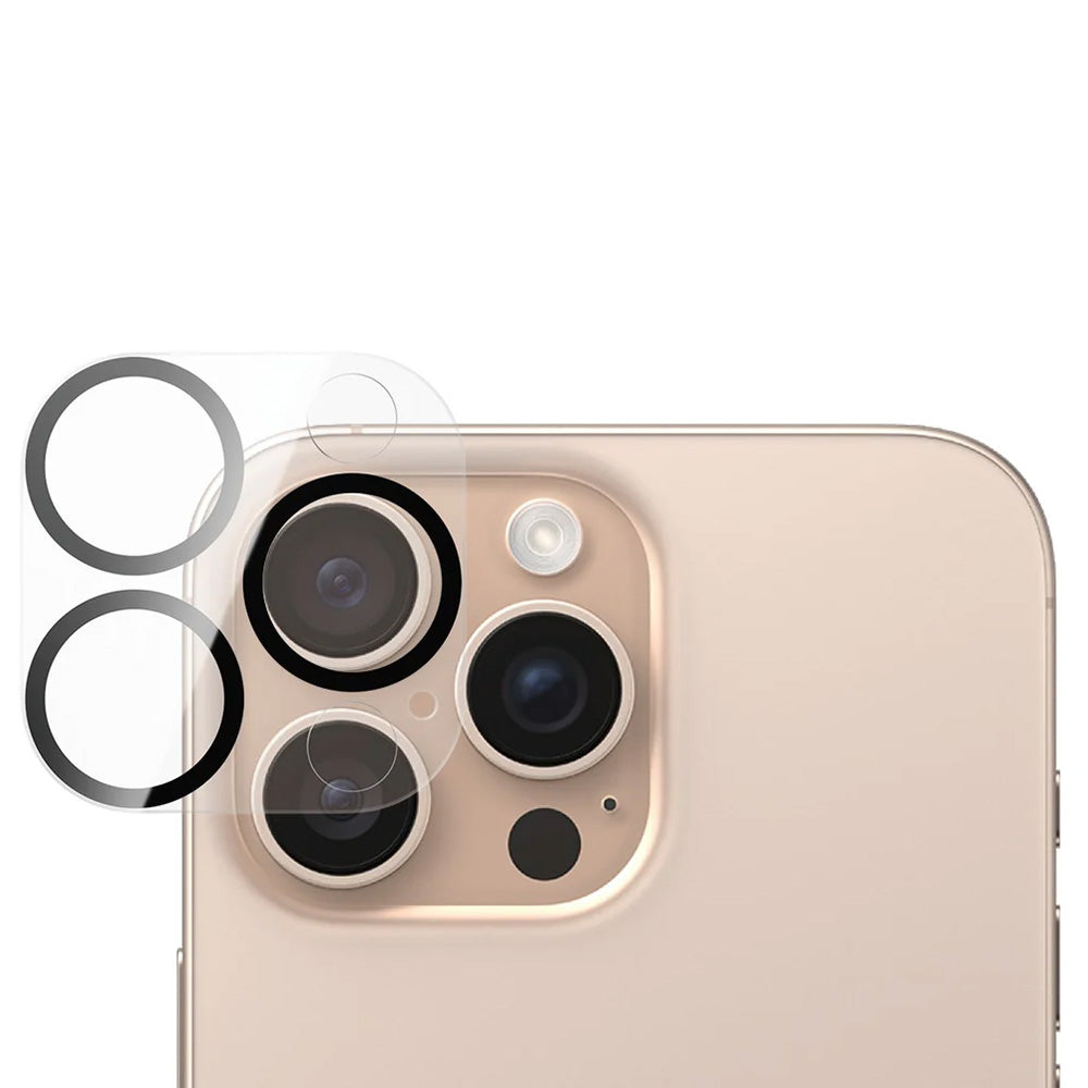 Folia ochronna na tylną kamerę PanzerGlass PicturePerfect dla Apple iPhone 16 Pro Max / 16 Pro, Hartowane szkło, Przezroczysta