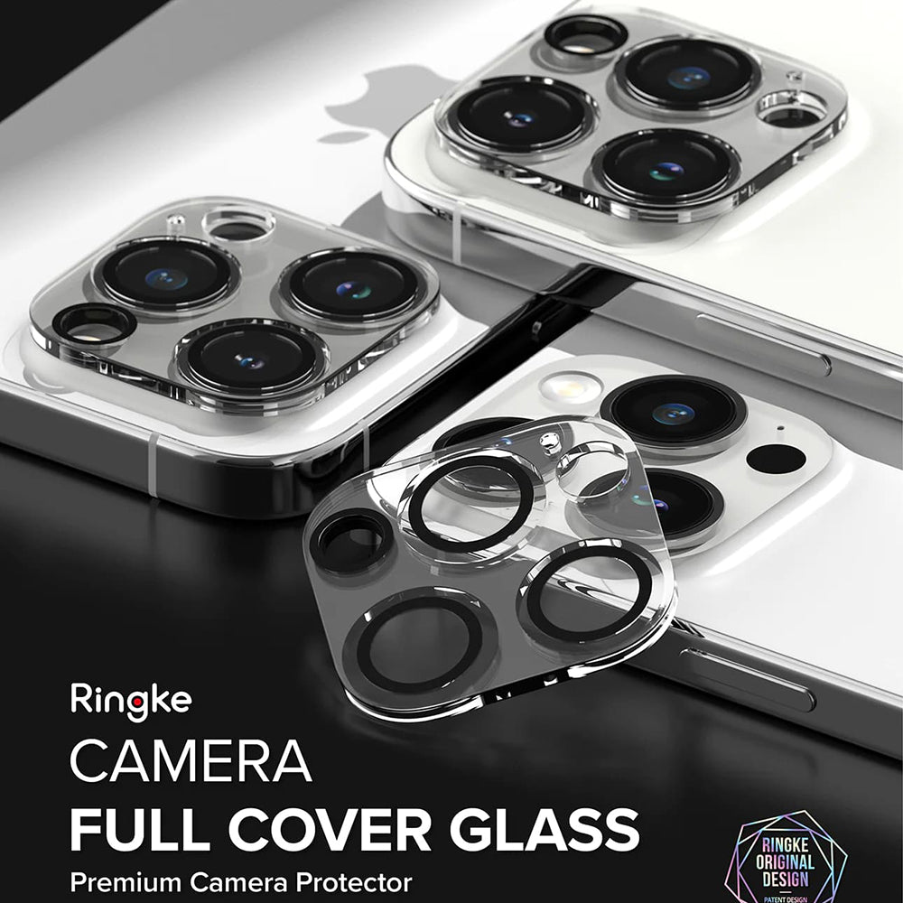 Folia ochronna na tylną kamerę Ringke do Apple iPhone 15 Pro, szkło hartowane, zestaw 2 sztuki, przezroczysta