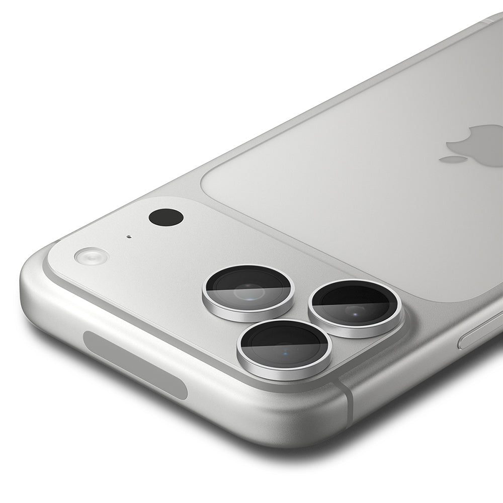 Folia ochronna na tylną kamerę Spigen GlastR EZ FIT Optik Pro do Apple iPhone 18 Pro / 18 Pro Max, szkło hartowane, zestaw 2 sztuki, srebrna