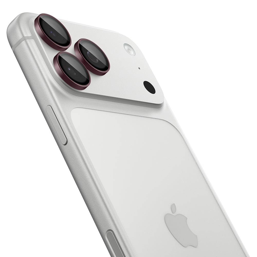 Folia ochronna na tylną kamerę Spigen GlastR EZ FIT Optik Pro do Apple iPhone 18 Pro / 18 Pro Max, szkło hartowane, zestaw 2 sztuki, bordowa