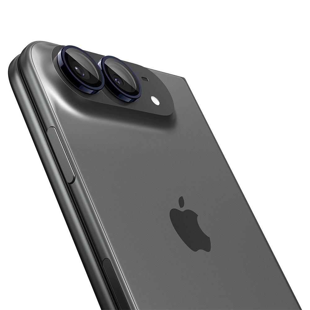 Folia ochronna na tylną kamerę Spigen GlastR EZ FIT Optik Pro do Apple iPhone Duo, szkło hartowane, zestaw 2 sztuki, granatowy AGL12011