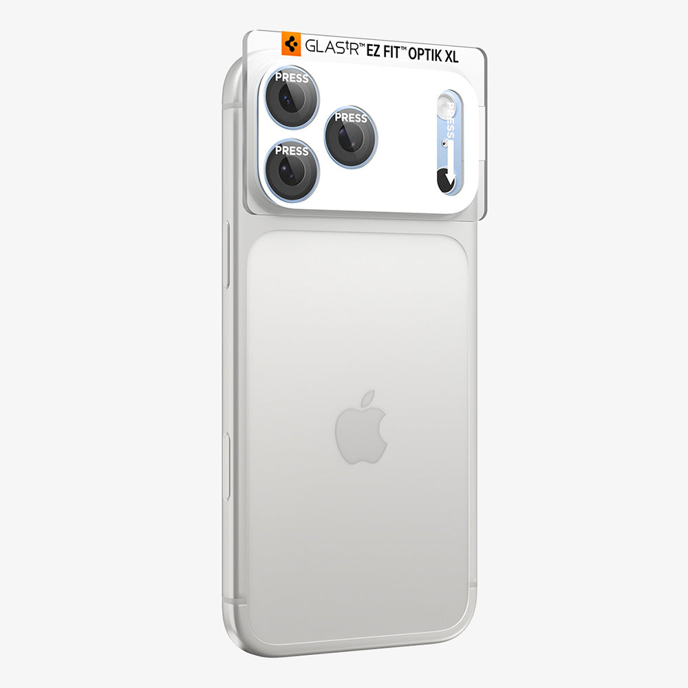 Folia ochronna na tylną kamerę Spigen GlastR EZ FIT Optik Pro XL do Apple iPhone 18 Pro, szkło hartowane, niebieska AGL12037