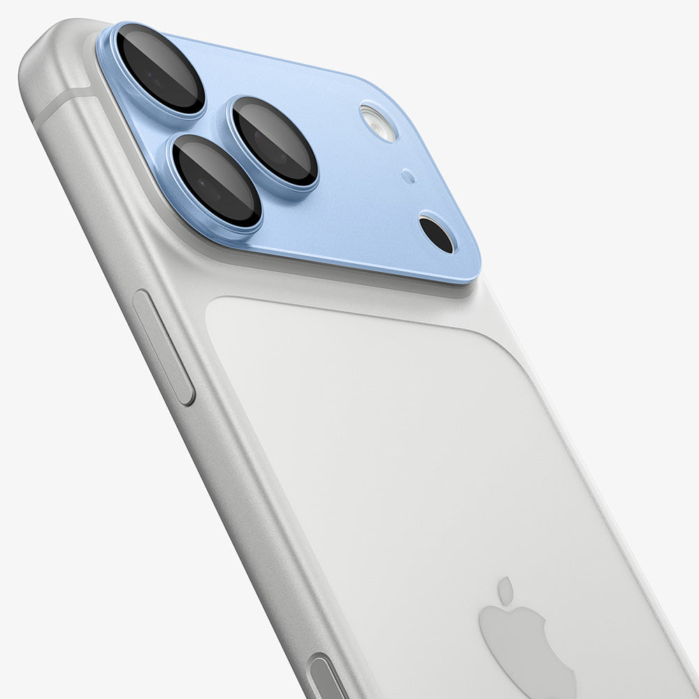 Folia ochronna na tylną kamerę Spigen GlastR EZ FIT Optik Pro XL do Apple iPhone 18 Pro, szkło hartowane, niebieska AGL12037