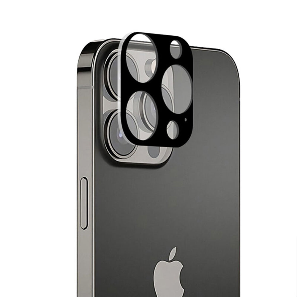 Folia ochronna na tylną kamerę Techsuit do Apple iPhone 13 Pro Max / 13 Pro, szkło hartowane, czarna