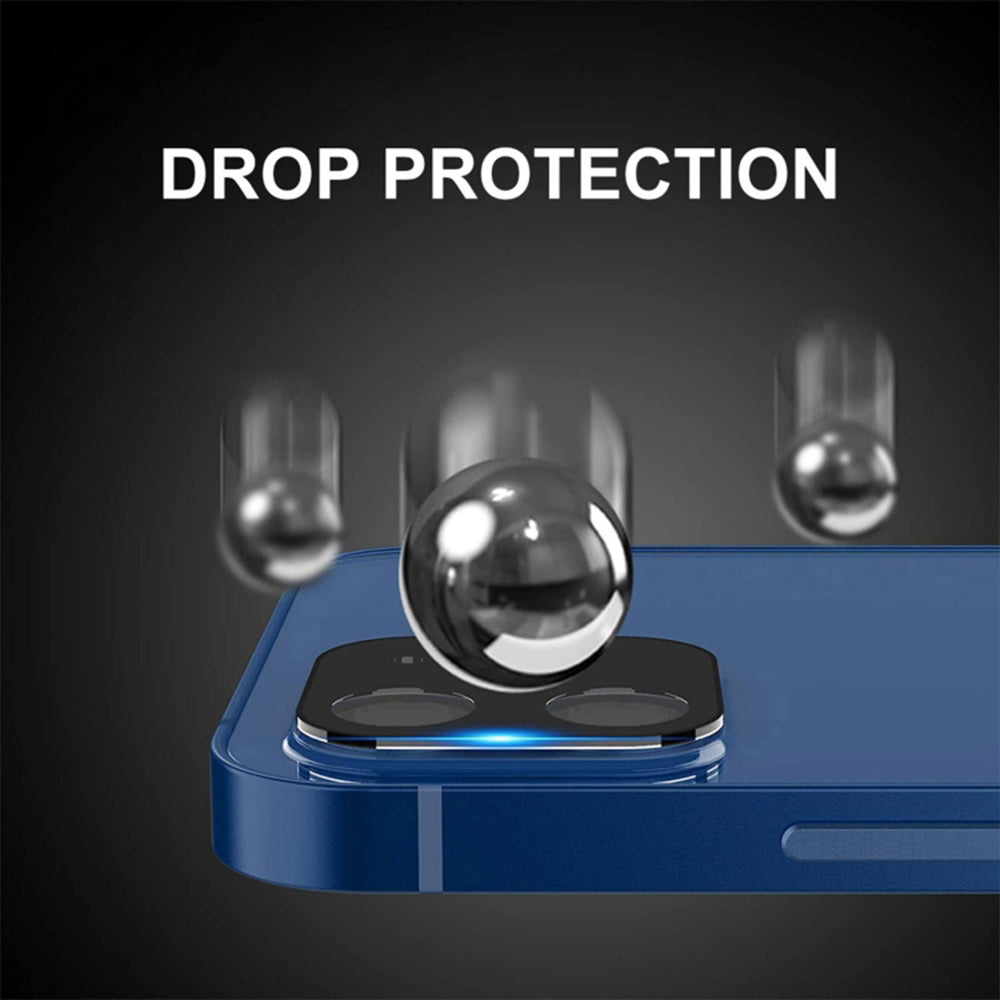 Techsuit Rear Camera Protective Film for Apple iPhone 17 Pro Max, Tempered Glass, Orange