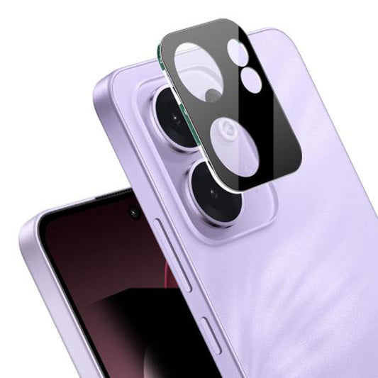 Folia ochronna na tylną kamerę Techsuit do Oppo Reno13 FS 5G / Reno13 F 4G / Reno13 F, szkło hartowane, czarna