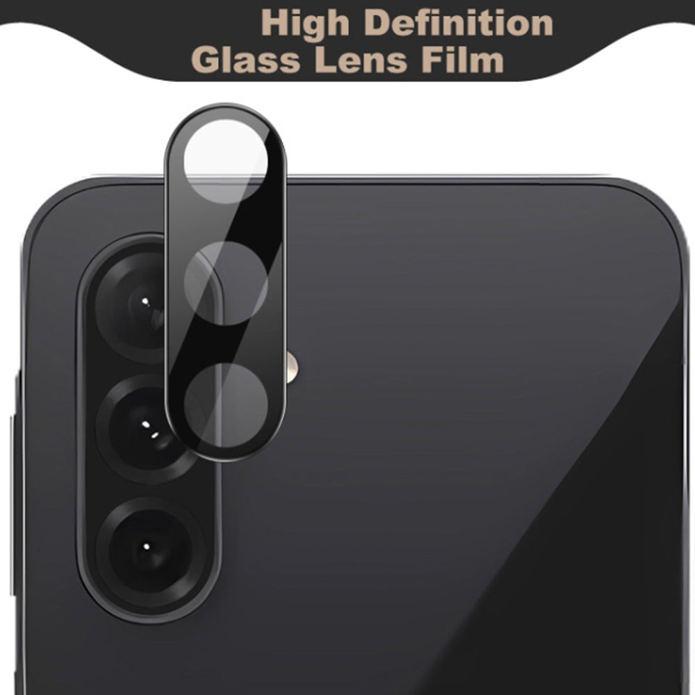 Folia ochronna na tylną kamerę Techsuit dla Samsung Galaxy A57 5G, Hartowane szkło, Czarna
