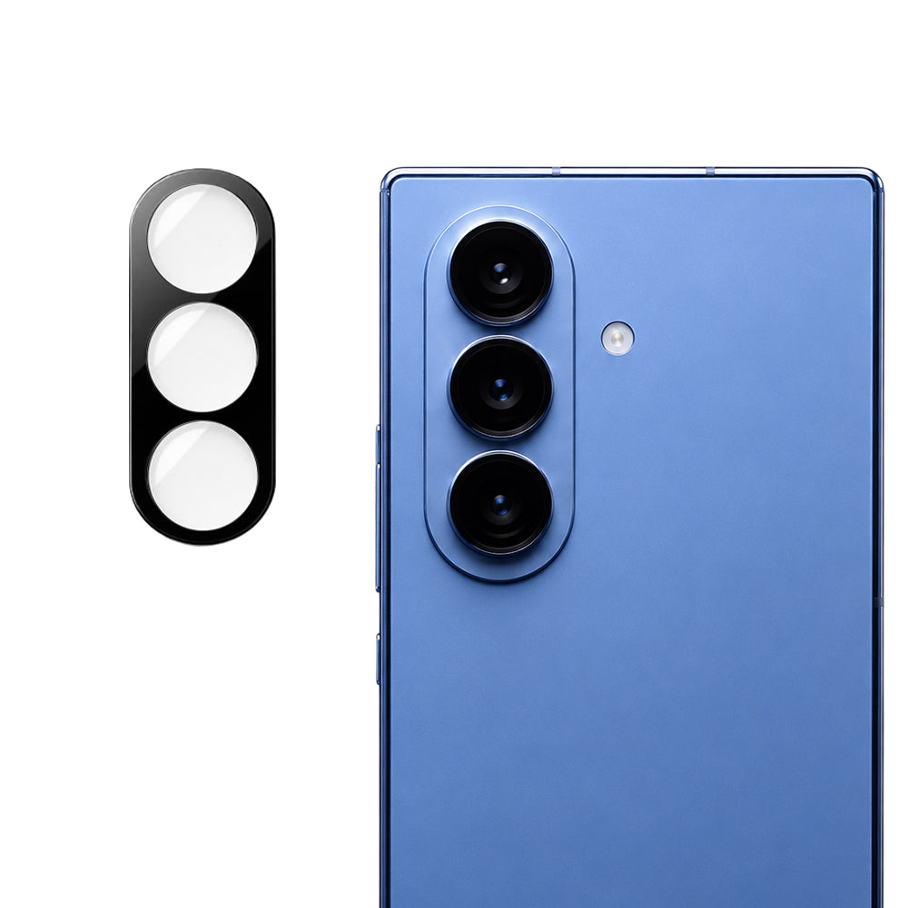 Folia ochronna na tylną kamerę Techsuit do Samsung Galaxy Z Fold8 Ultra F971, szkło hartowane, czarna