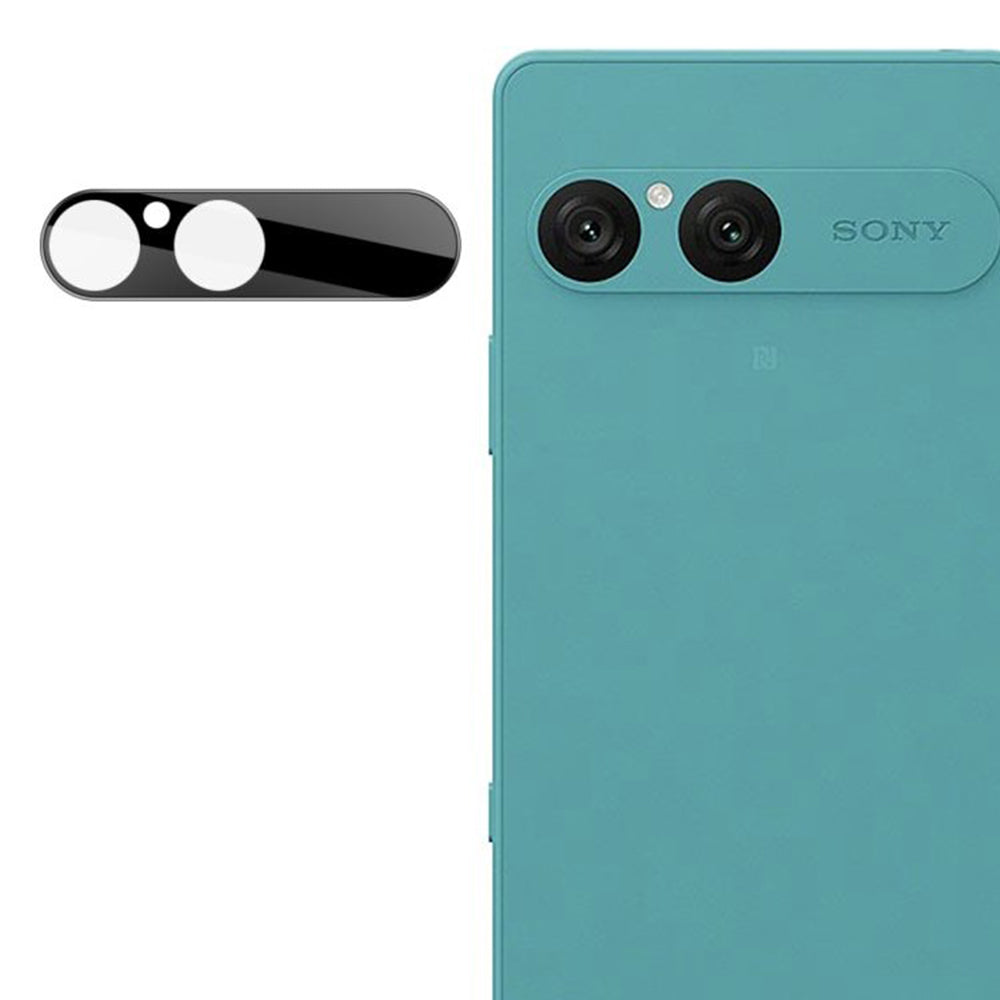 Folia ochronna na tylną kamerę Techsuit do Sony Xperia 10 VII, szkło hartowane, czarne