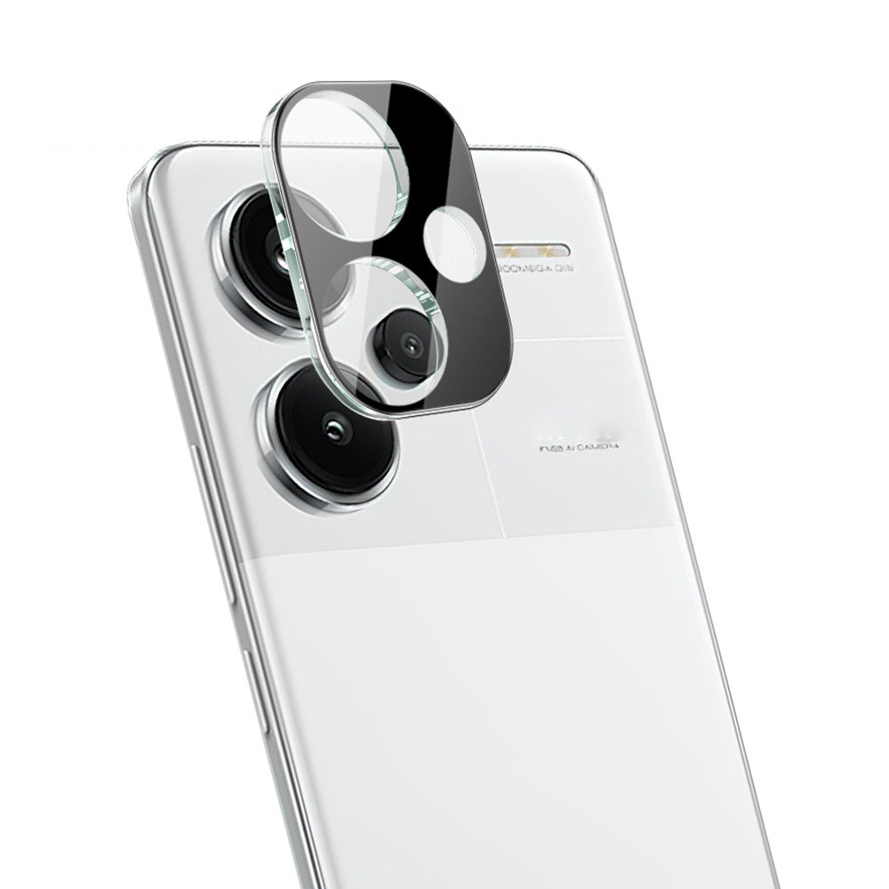 Folia ochronna na tylną kamerę Techsuit do Xiaomi Redmi Note 13 Pro+, szkło hartowane, czarna
