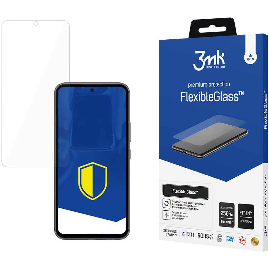 Folia ochronna na ekran 3MK FlexibleGlass dla Samsung Galaxy A54 A546, Elastyczne Szkło, Pełne Przyklejenie