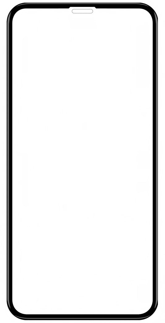 Veason Screen Protector do Apple iPhone 11/XR, szkło ochronne, pełne klejenie, 6D, czarny