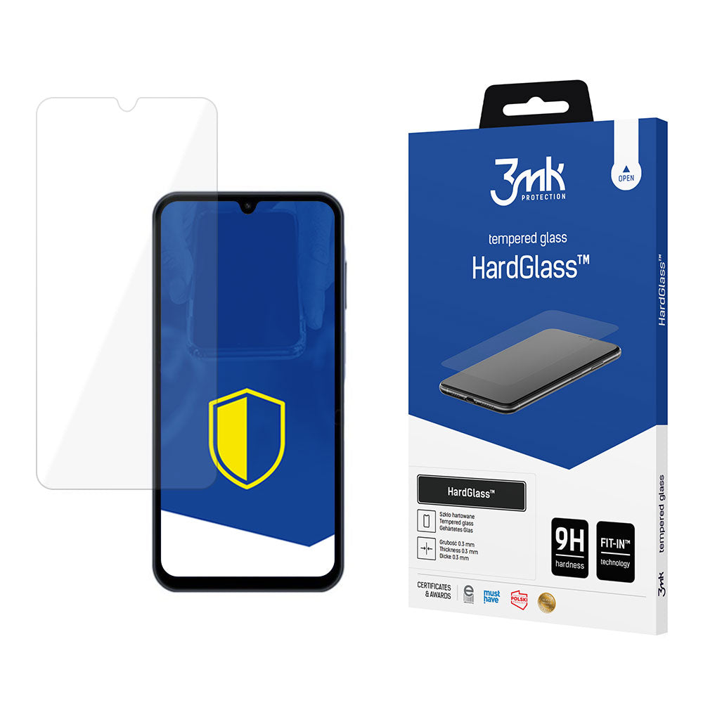Folia ochronna na ekran 3MK HardGlass do Samsung Galaxy A15 5G A156 / A15 A155 / A25 A256, szkło hartowane, pełna klejność