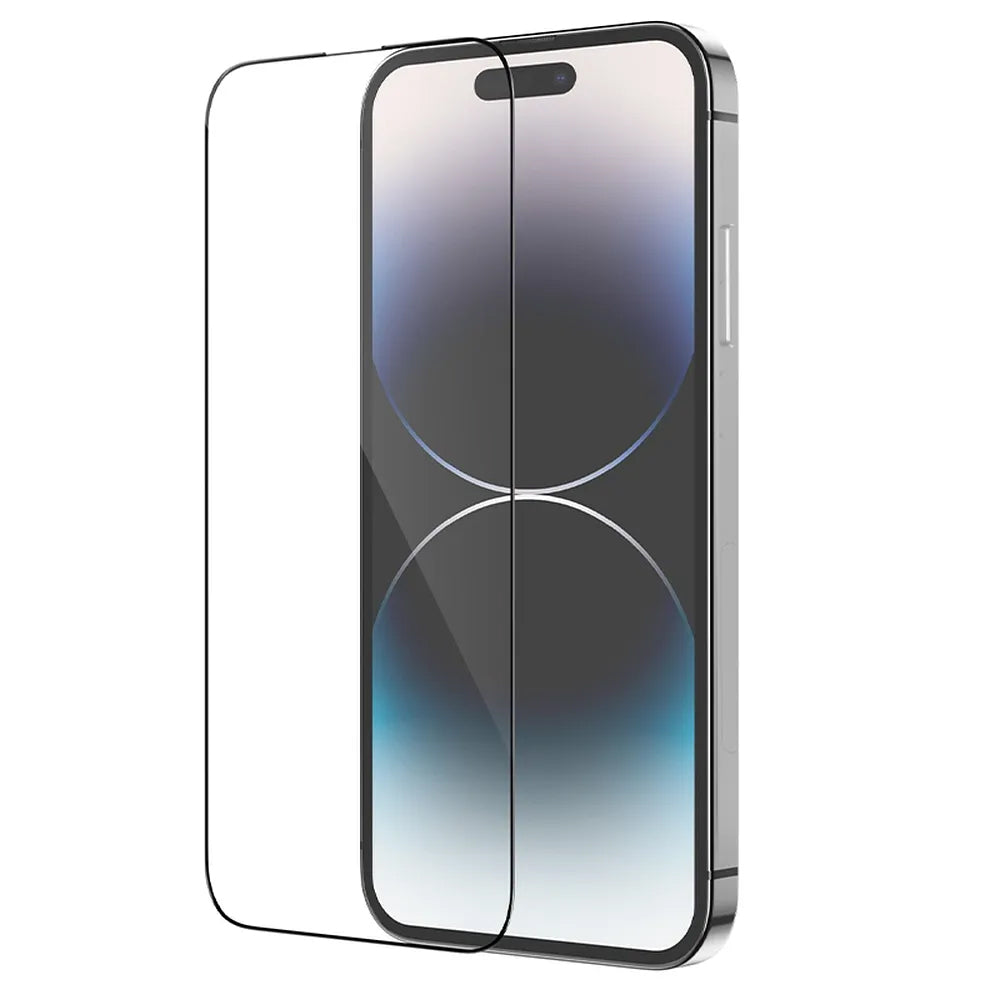 Folia ochronna HOCO do ekranu Apple iPhone 14 Pro Max, Szkło Hartowane, Pełne Klejenie, Zestaw 25 sztuk, Czarna