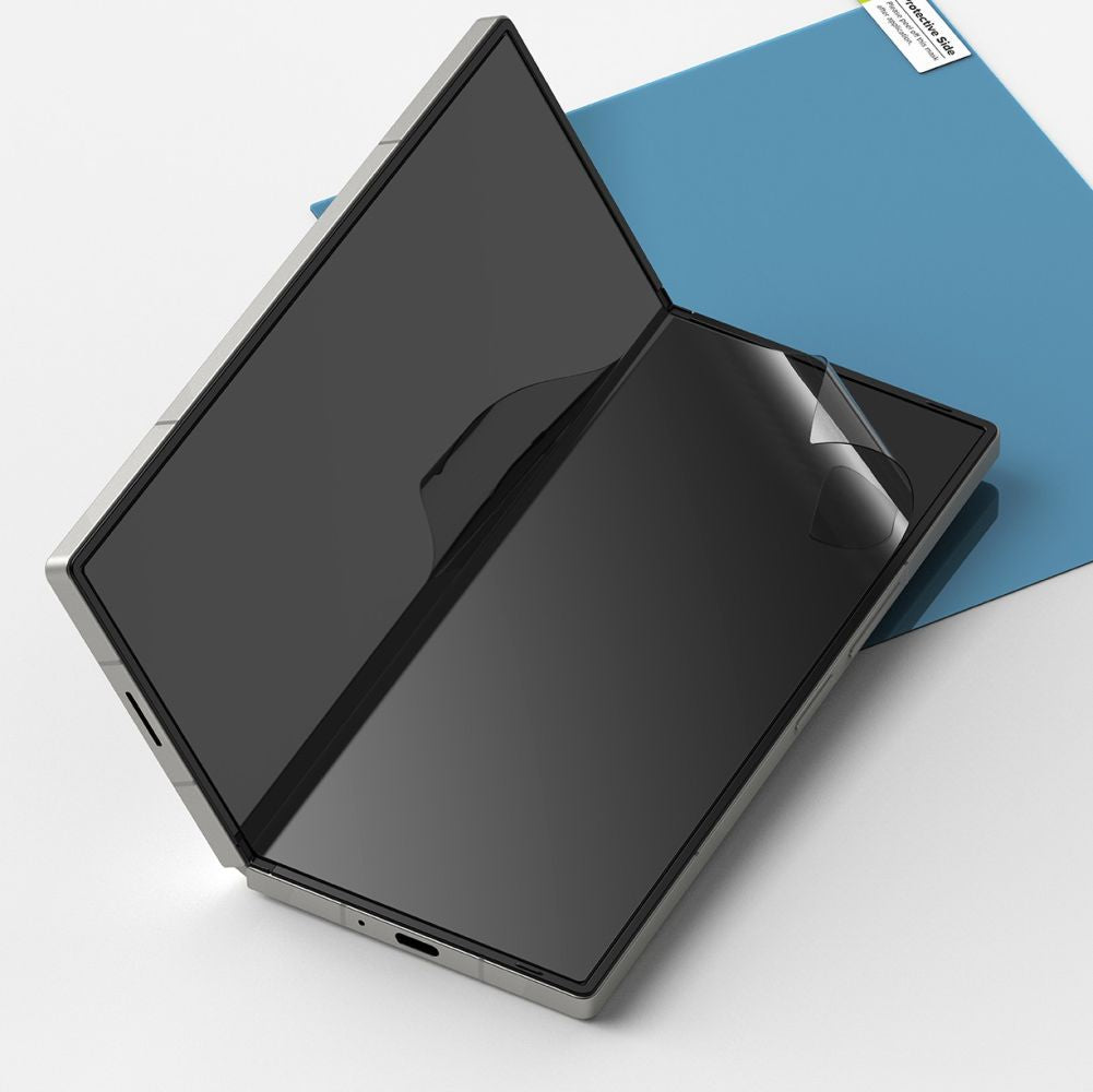 Folia ochronna Ringke Dual Easy do wewnętrznego ekranu Samsung Galaxy Z Fold6 F956, Plastik, Zestaw 2 sztuki