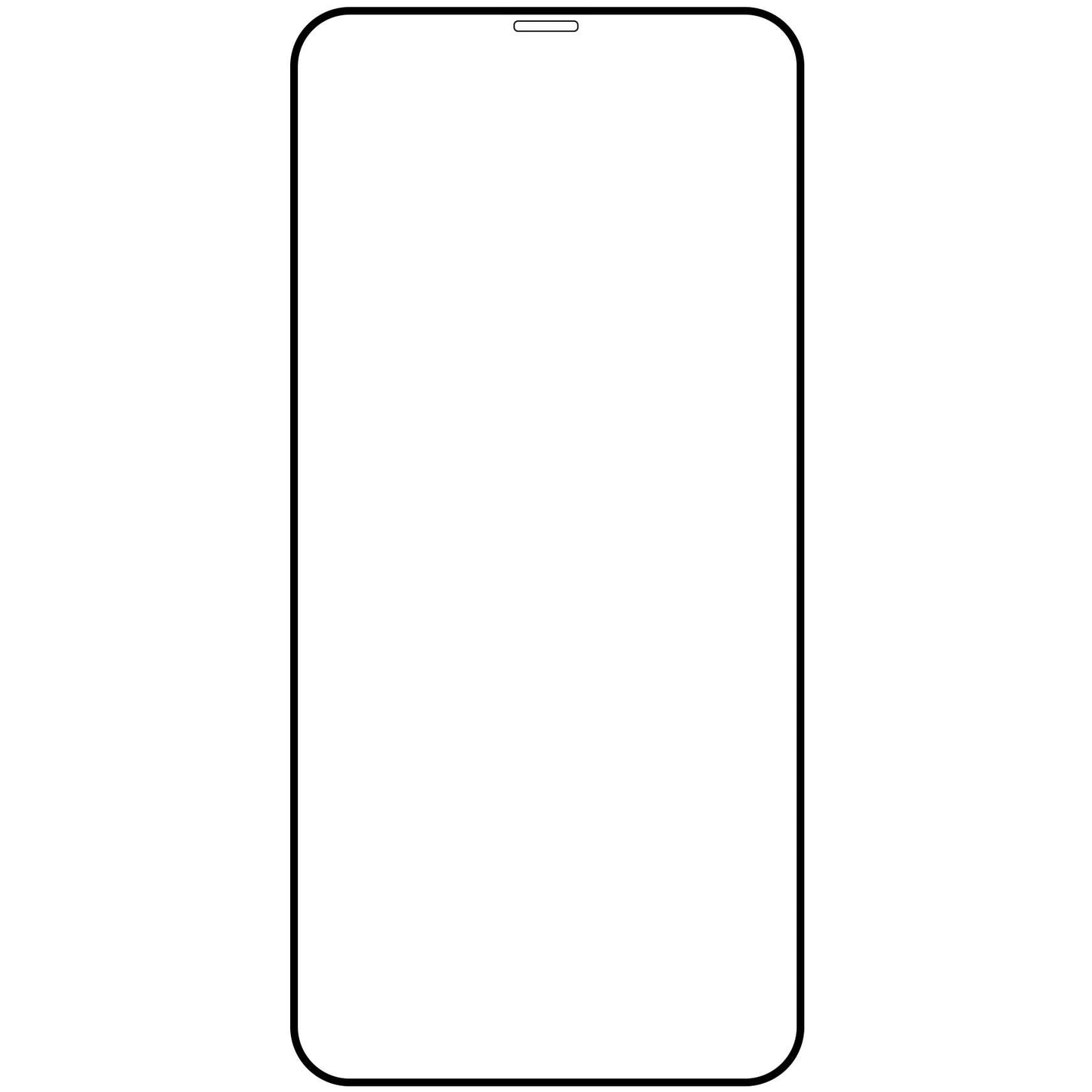 Ochraniacz ekranu Veason PRO do Apple iPhone 12 Pro Max, szkło ochronne, pełne klejenie, 6D, czarny