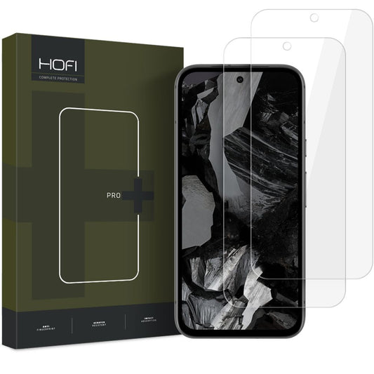Ochrona ekranu HOFI Glass PRO+ dla Google Pixel 9 / 9 Pro, szkło ochronne, pełne klejenie, zestaw 2 sztuk, 2.5D
