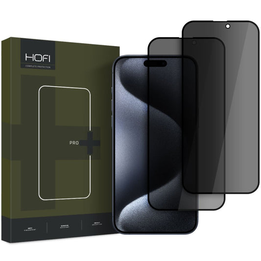 Ochrona ekranu HOFI Glass PRO+ dla Apple iPhone 16 Pro, osłona ochronna, pełne klejenie, zestaw 2 sztuk, 2.5D