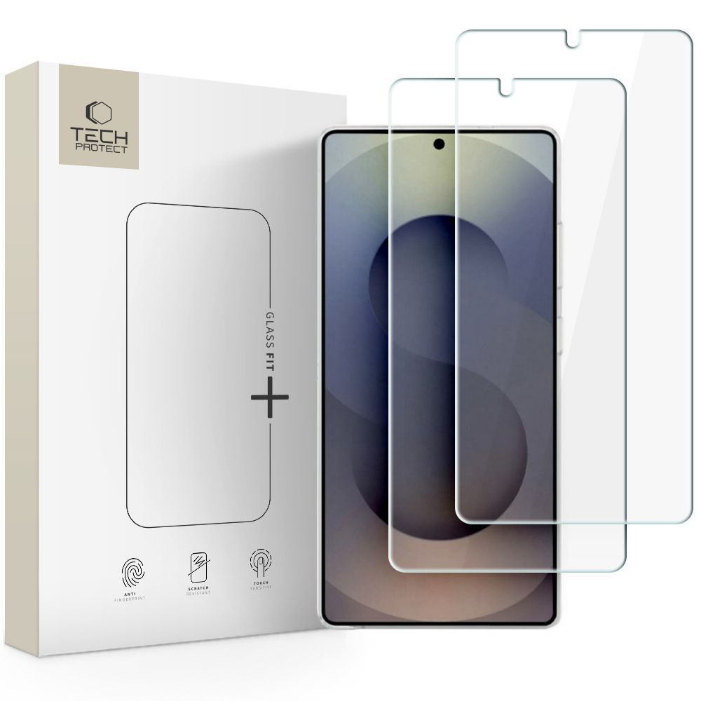 Folia ochronna na ekran Tech-Protect FIT+ do Samsung Galaxy S26 Ultra S948, szkło hartowane, pełna klej, zestaw 2 sztuki
