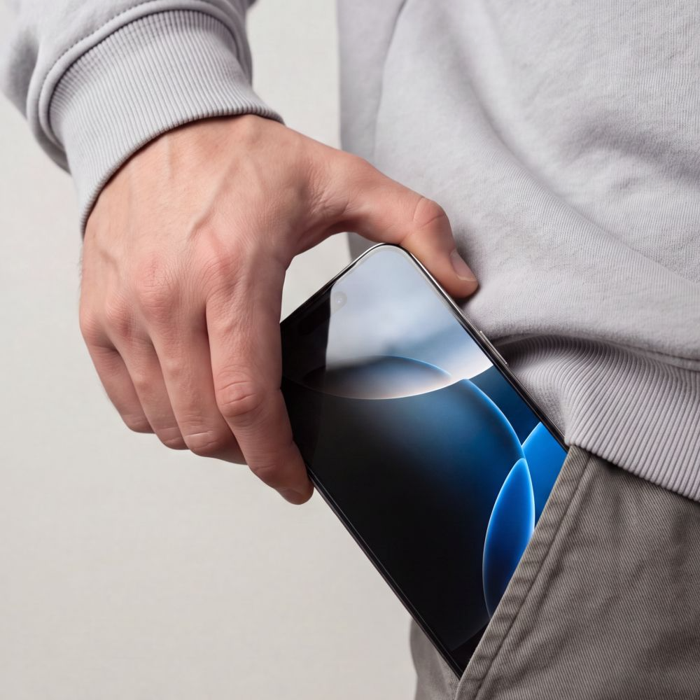 Folia ochronna na ekran Privacy Tech-Protect OneTouch do Apple iPhone 18 Pro Max, szkło hartowane, pełna klej, zestaw 2 sztuki