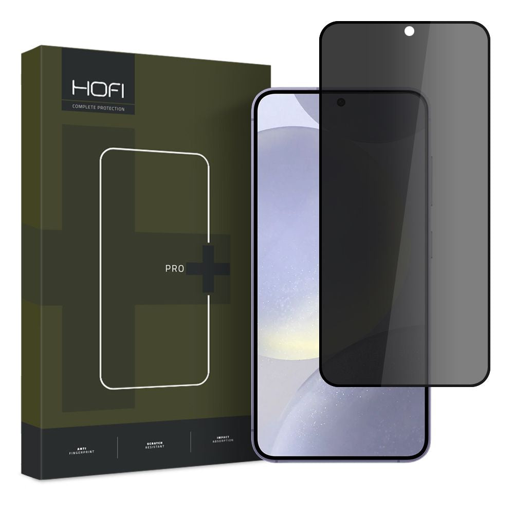 Folia ochronna Privacy HOFI PRO+ na ekran dla Samsung Galaxy S24 S921, Hartowane szkło, Pełne klejenie