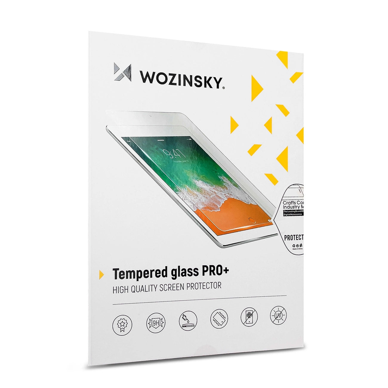 Ochraniacz ekranu WZK do Apple iPad Air 13 (2024), szkło ochronne, pełne klejenie