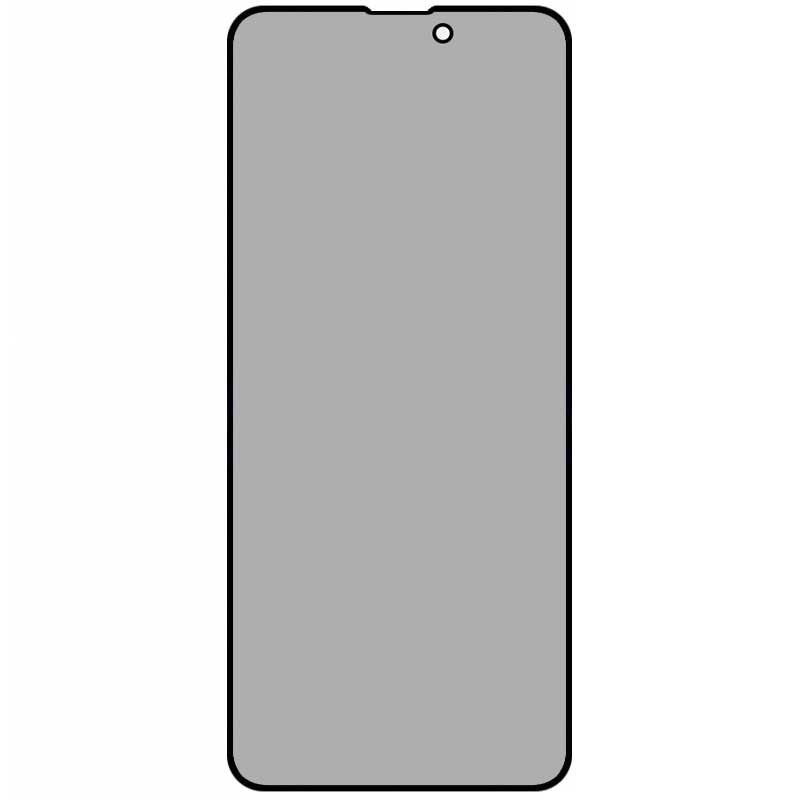 Folia ochronna do ekranu Privacy HOCO G15 dla Apple iPhone 16 / 15, Szkło Hartowane, Pełne Klejenie, 5D