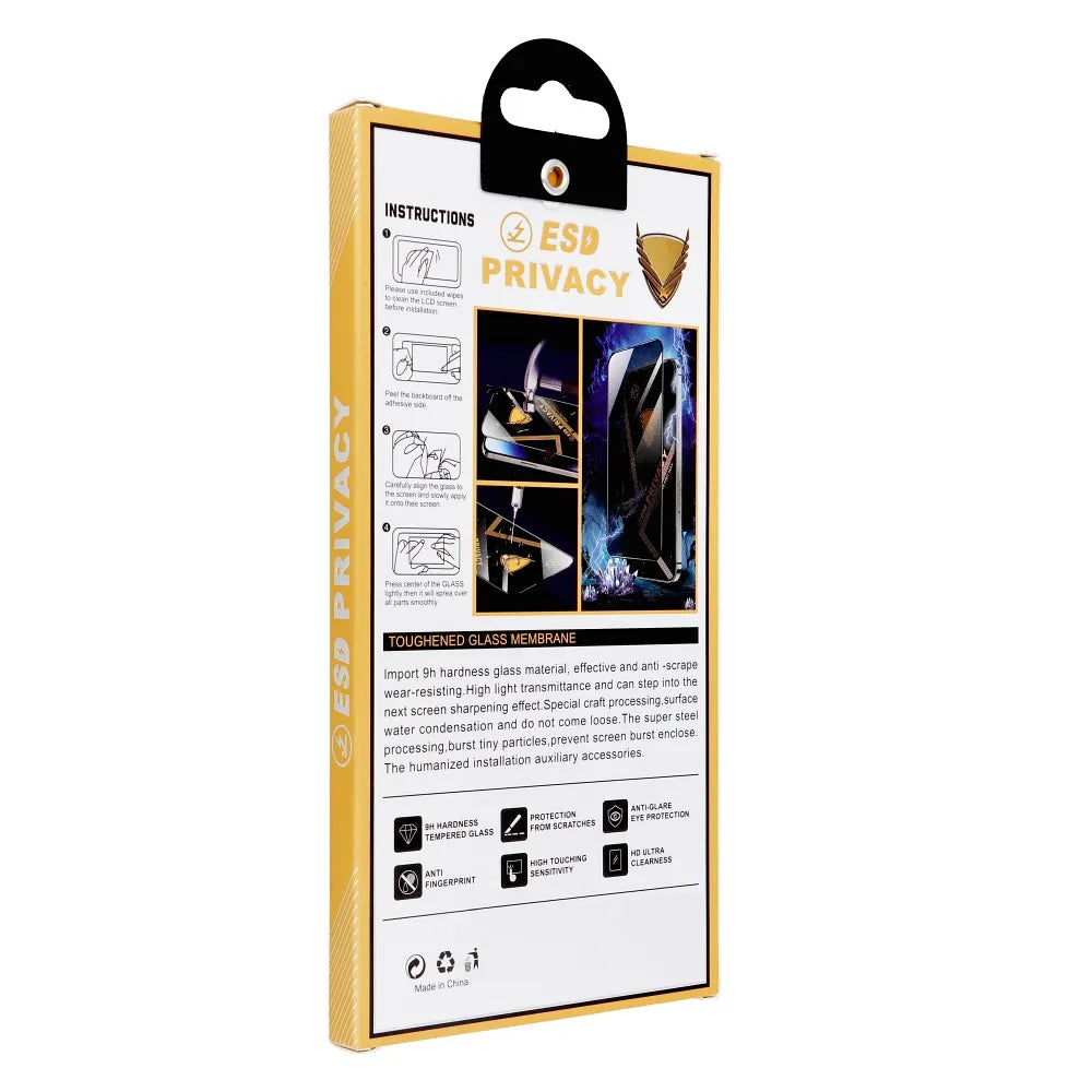 Folia ochronna Ecran Privacy OG Premium do Apple iPhone 17 Pro Max, Szkło Hartowane, Pełne Klejenie