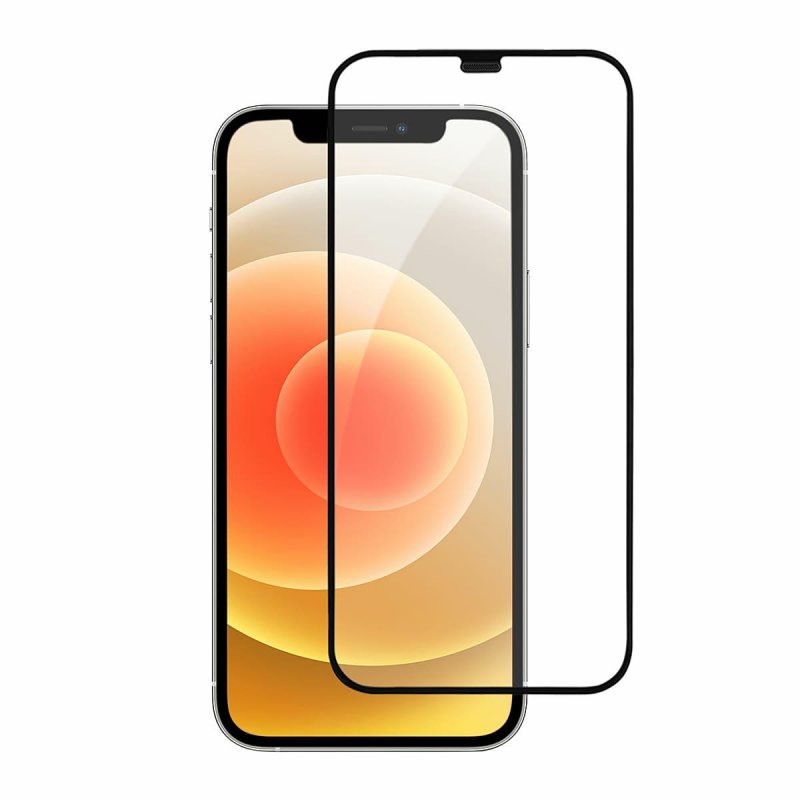 Folia ochronna na ekran OEM OG Premium do Apple iPhone 11 / XR, szkło hartowane, pełna warstwa kleju, czarna