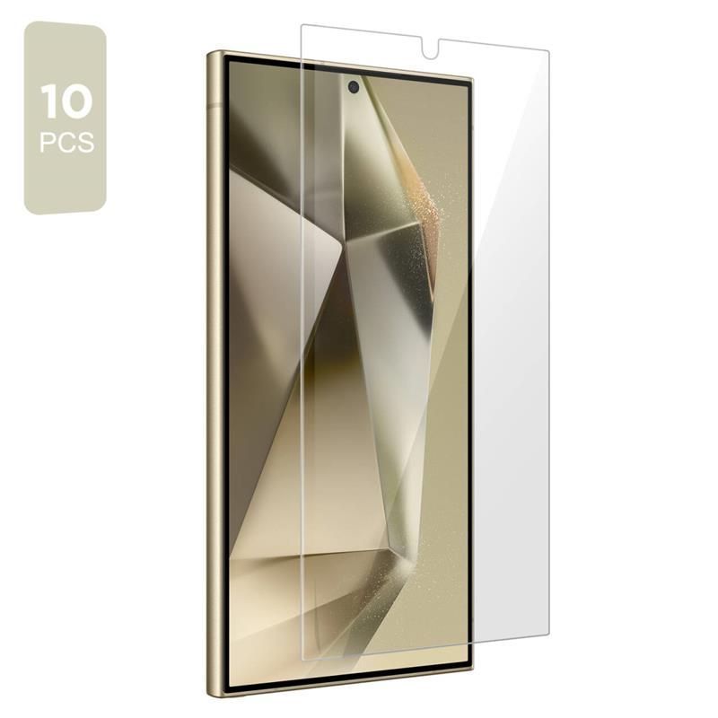Folia ochronna na ekran Tech-Protect dla Samsung Galaxy S26 S942, Szkło Hartowane, Pełne Klejenie, Zestaw 10 sztuk