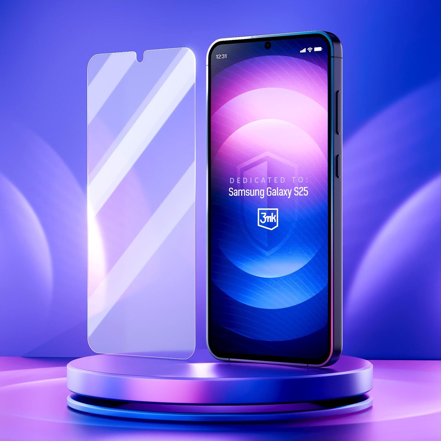 Folia ochronna na ekran 3MK FlexibleGlass Max do Samsung Galaxy A52s 5G A528 / A52 5G A526 / A52 A525, elastyczne szkło, pełna warstwa kleju, czarna