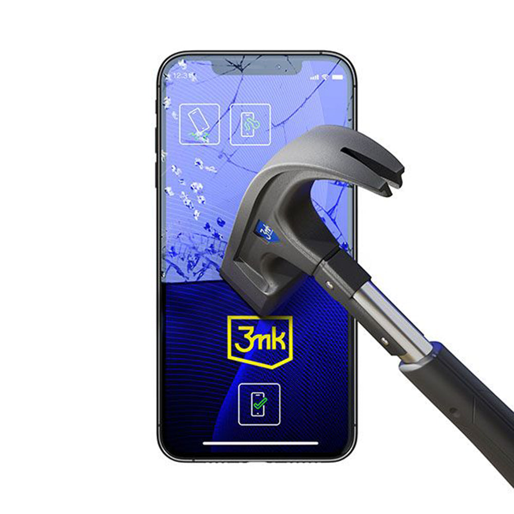 Folia ochronna na ekran 3MK FlexibleGlass do Apple iPhone 13, elastyczne szkło, pełna warstwa kleju