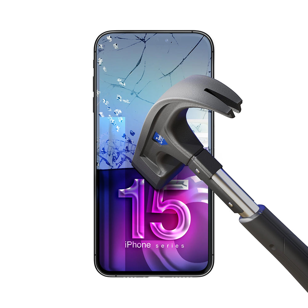 Folia ochronna na ekran 3MK FlexibleGlass do Apple iPhone 15, elastyczne szkło, pełna warstwa kleju