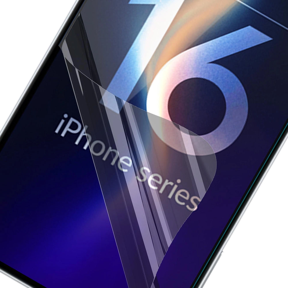 Folia ochronna na ekran 3MK FlexibleGlass do Apple iPhone 17e / 16e, elastyczne szkło, pełna warstwa kleju