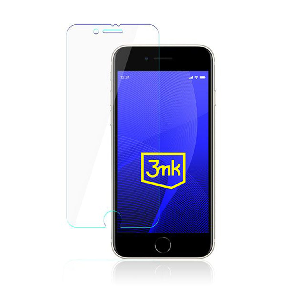Folia ochronna na ekran 3MK FlexibleGlass do Apple iPhone SE (2022) / SE (2020) / 8 / 7, elastyczne szkło, pełna warstwa kleju