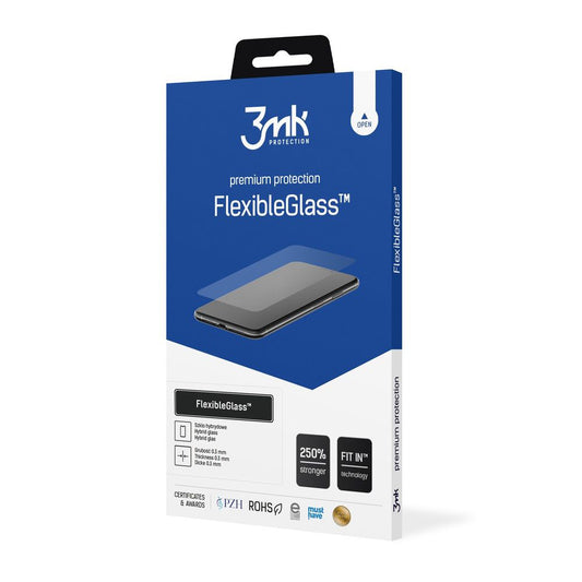 Folia ochronna na ekran 3MK FlexibleGlass do Fairphone 6, elastyczne szkło, pełna warstwa kleju