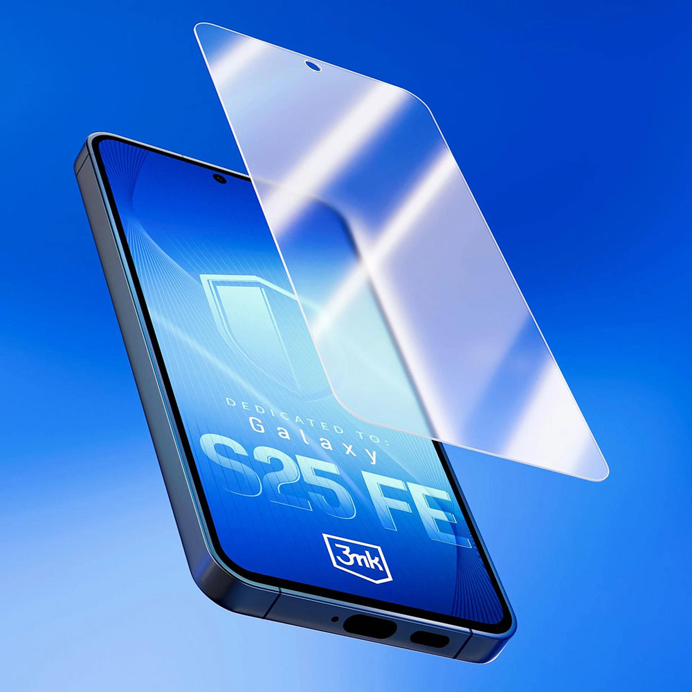 Folia ochronna na ekran 3MK FlexibleGlass dla Samsung Galaxy S25 FE, Szkło Elastyczne, Pełne Klejenie